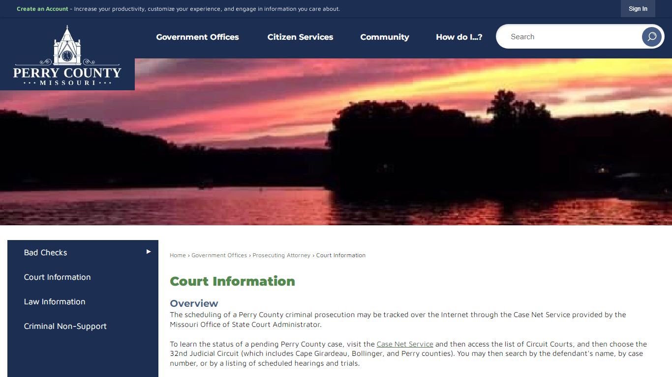 Court Information | Perry County, MO - Official Website