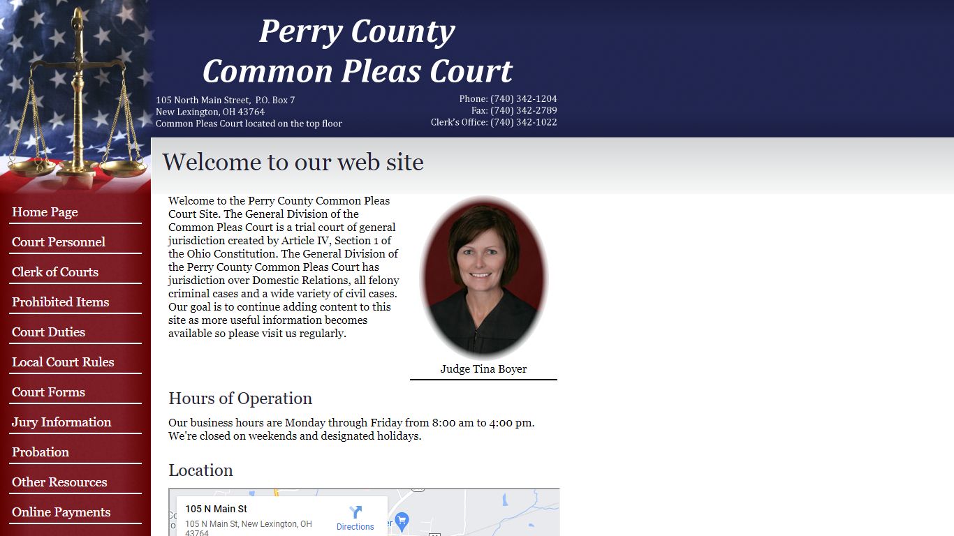 Perry County Common Pleas Court - Home